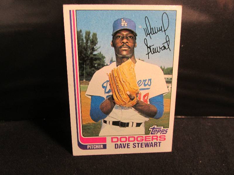 1982 Topps Dave stewart rookie spor...