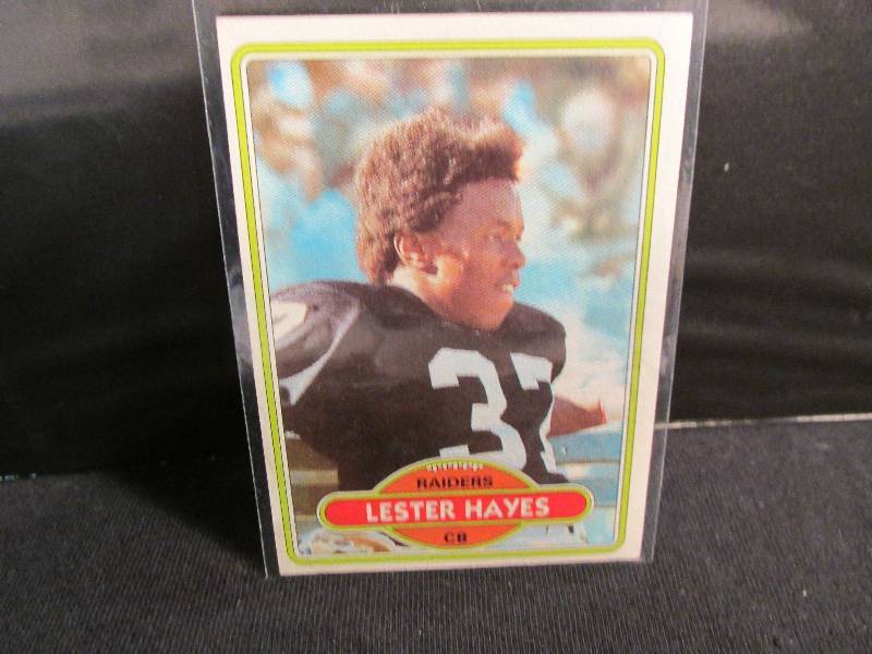 1980 Topps Lester Hayes rookie spor...
