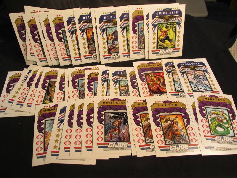 lot of Gijoe sports cards ...