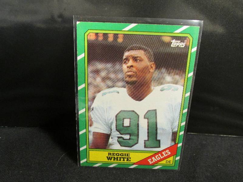 1986 Topps Reggie white rookie spor...