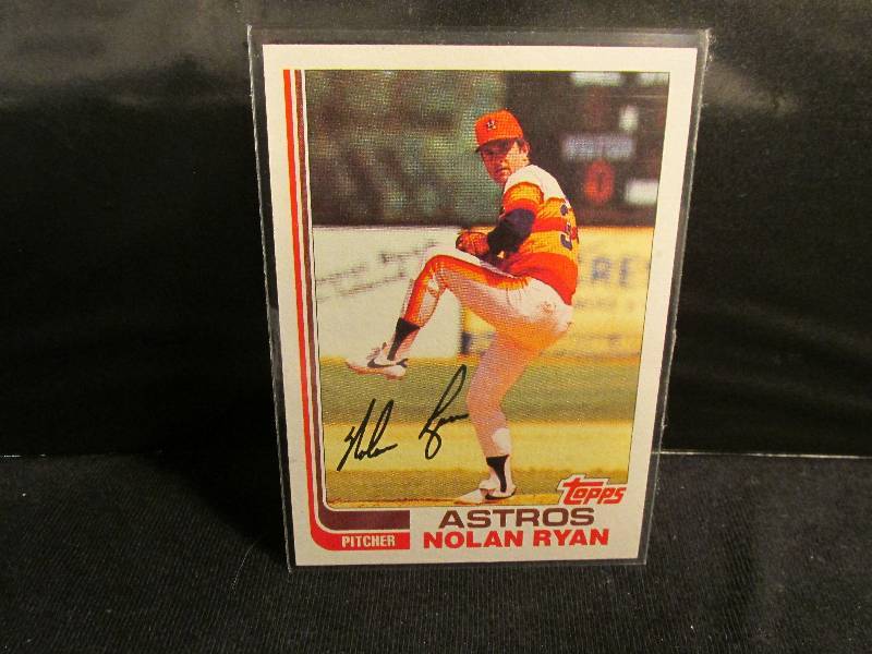 192 Topps Nolan Ryan sports card...