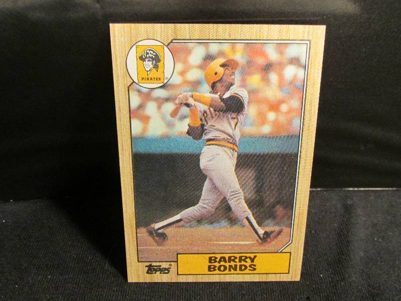 1987 Topps Barry Bonds rookie sport...