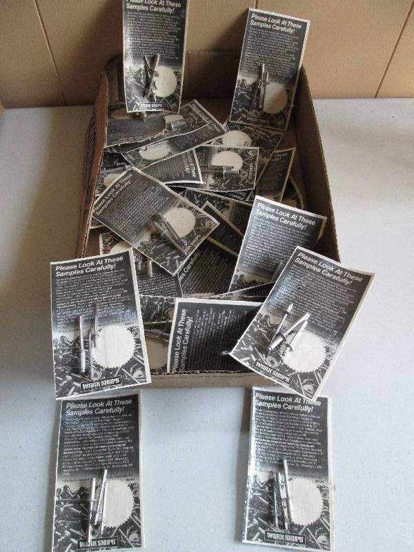 Over 100 pop rivets, 3 per pack, di...