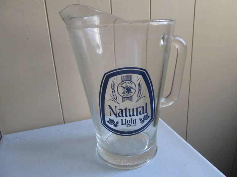 Beer pitcher Anheiser Busch natural...