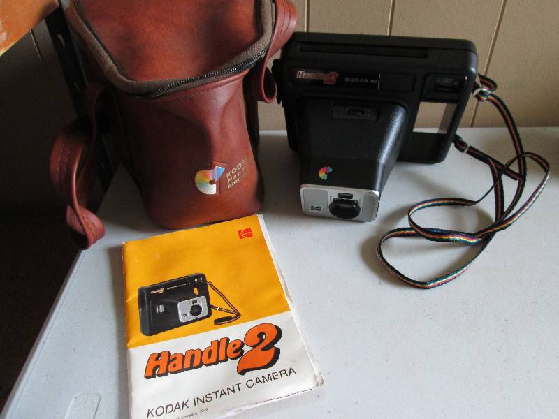 handle 2 Kodak instant camera with ...
