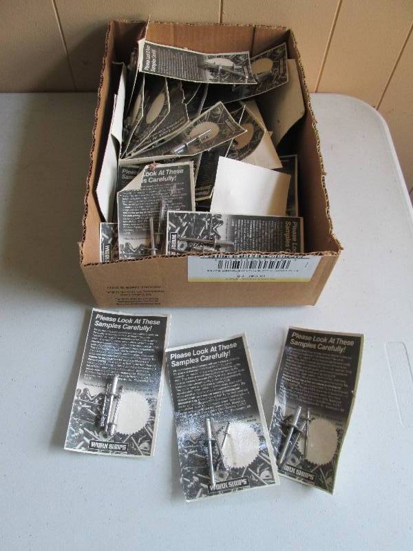 Over 100 pop rivets 3 different siz...