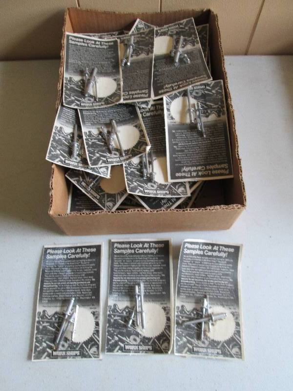 Over 100 pop rivets 3 different siz...