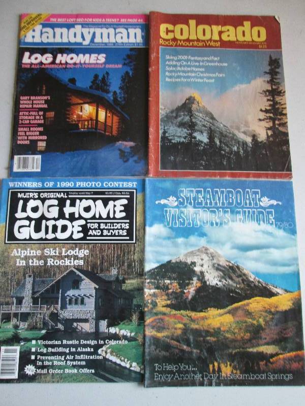 4 outdoor magazines, classic...