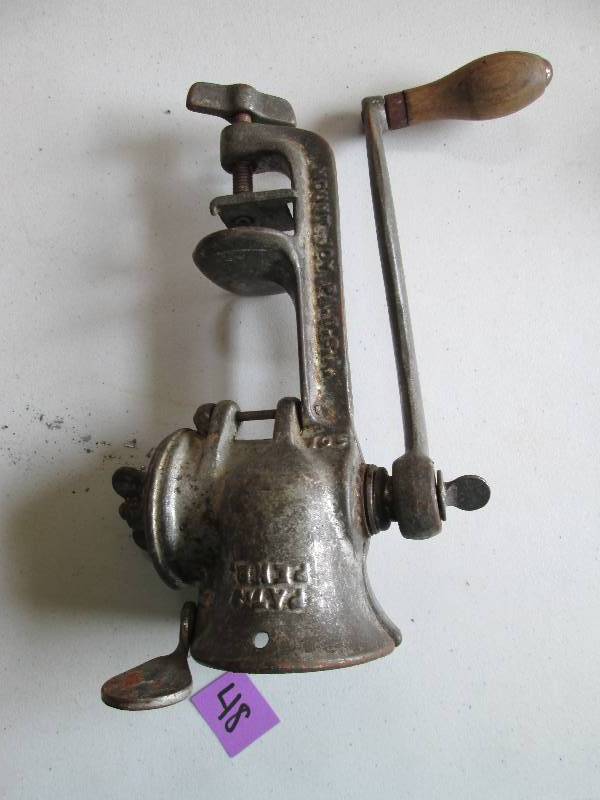 Antique meat grinder, new standard ...