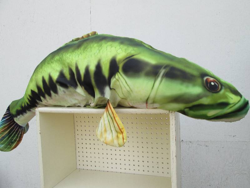 large stuffed fish made of nylon 53...
