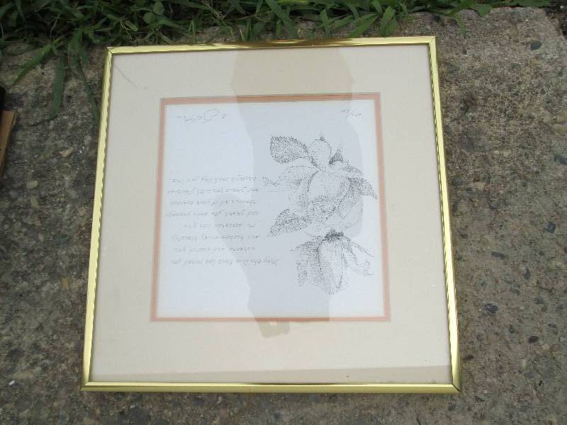 hand signed print number 292 of 600...