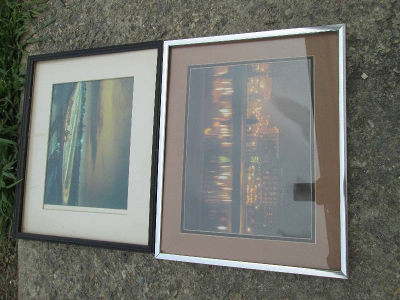 2 framed night light senes ...