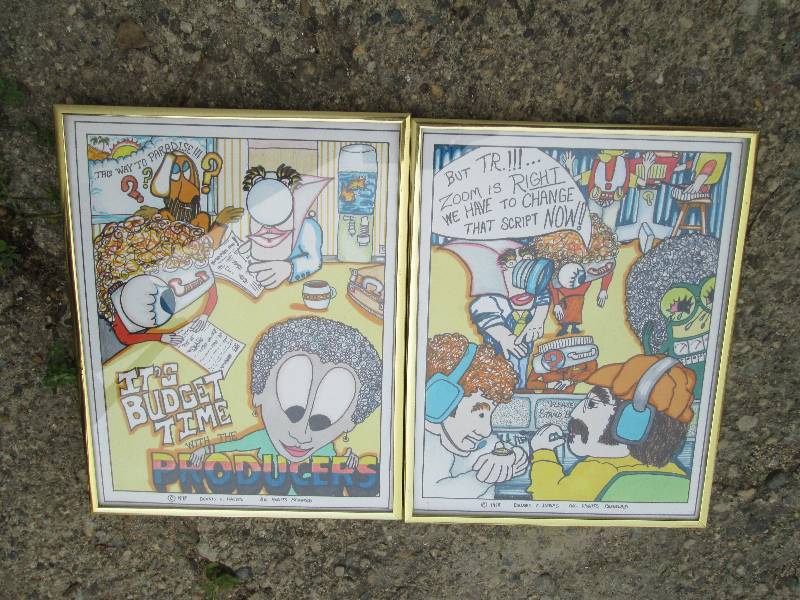 2 framed art prints copy right 1978...