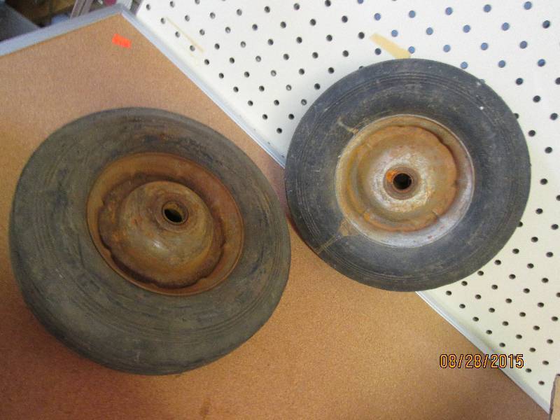 Pair of extra heavy duty wheels, 3...