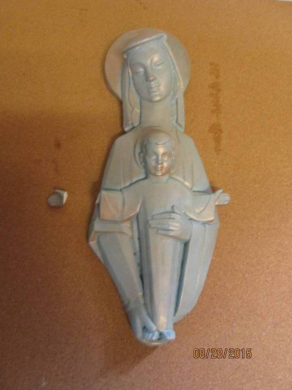 Wall plaque of Mary Holding Jesus, ...