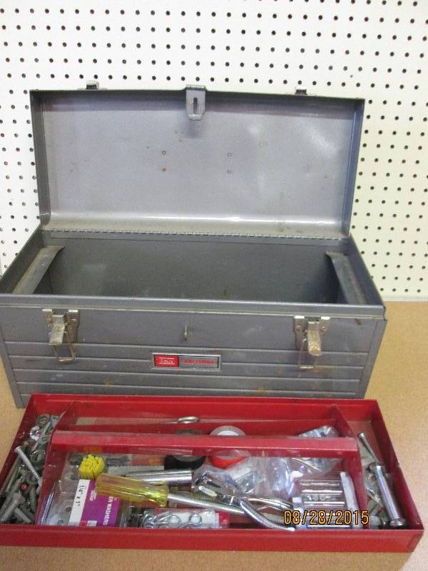 Sears Craftsman toolbox with tools...
