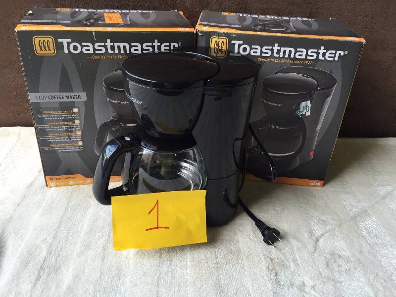 lot 1 image: Lot of Mr Coofee Coffee Makers