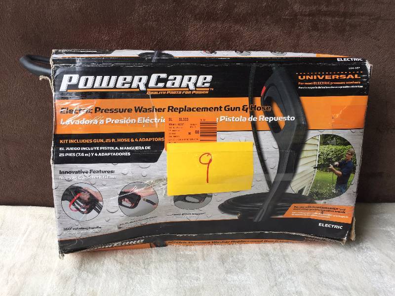 lot 9 image: Electric Preassure Washer Hose and gun REplacement