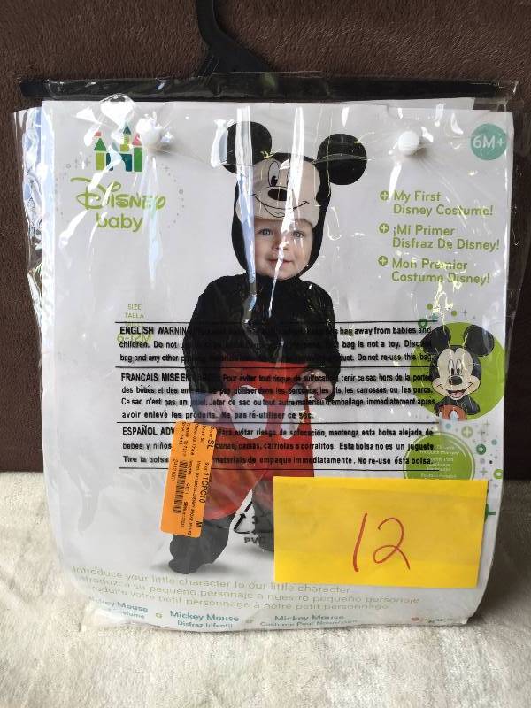 lot 12 image: Mickey Mouse Custom 6 Months