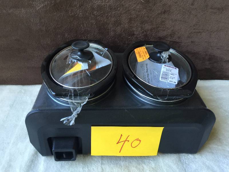 lot 40 image: Hook Up Crock Pot