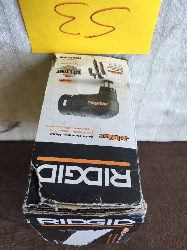 lot 53 image: Ridgid Job Max Auto Hammer Head
