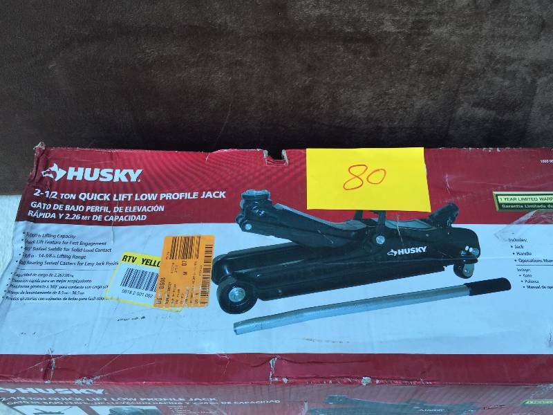 lot 80 image: Husky 2 12 Tom Low Profile Jack