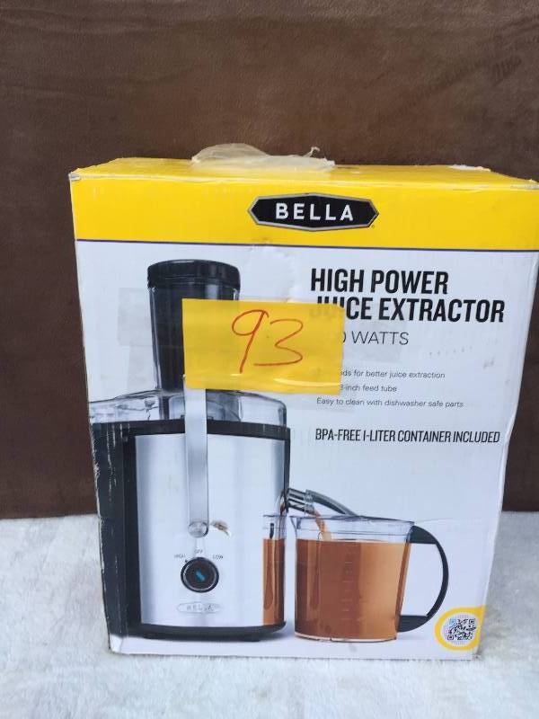 lot 93 image: Bella Juicer