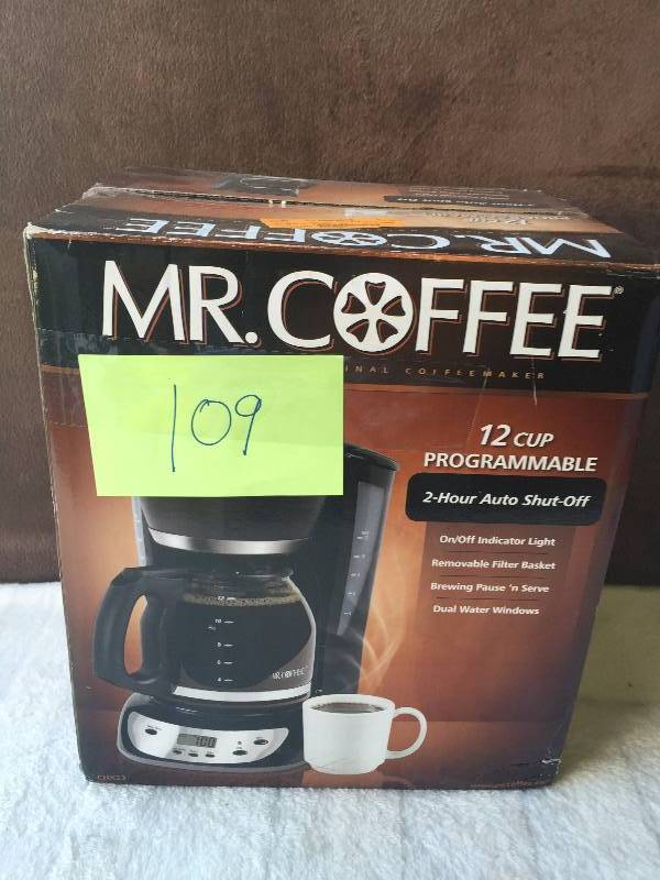 lot 109 image: Mr Coffee Coffee Maker