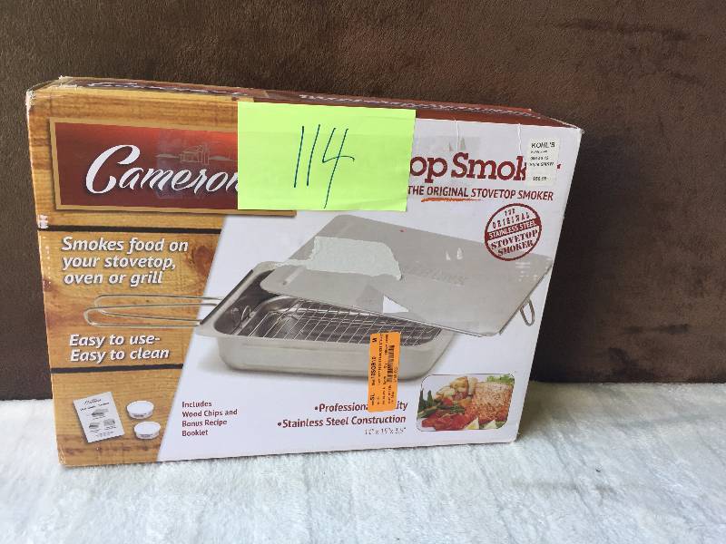 lot 114 image: StoveTop Smoker Used