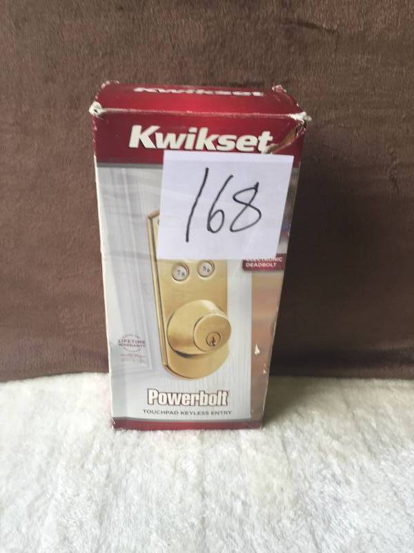 lot 168 image: Powerbolt Touchpad Keyless entry