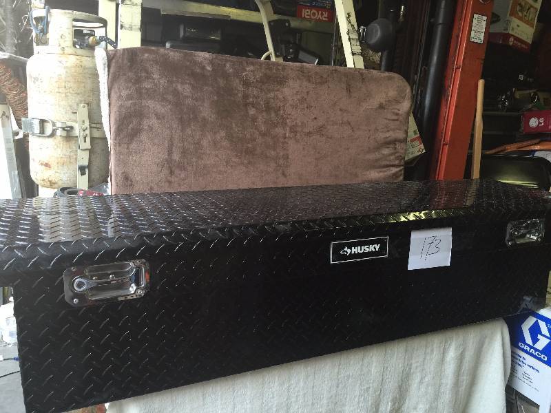 lot 173 image: Husky Low  Profile Truck Box dented