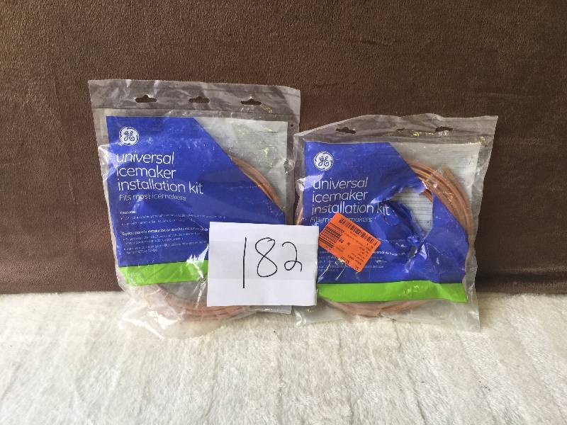 lot 182 image: Lot of 2 universal ice maker installation kits