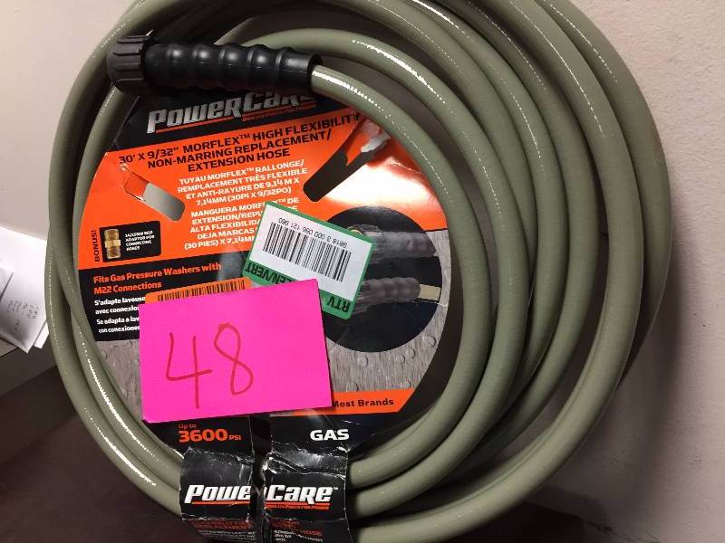 lot 48 image: Power Care 30 x 932 moreflex extension cord