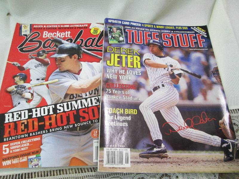 lot 36 image: Tuff Stuff Derek Jeter magazine  Ma...