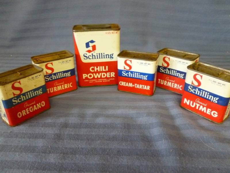 Vintage Spice Containers