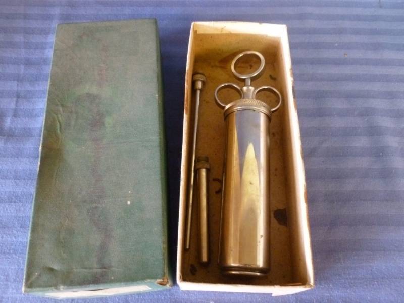 Vintage Vet Syringe