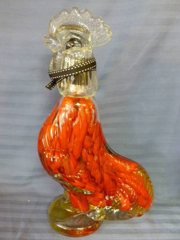 Glass Kitchen Rooster