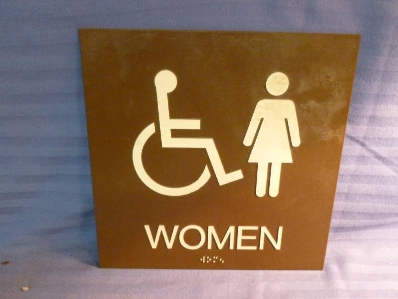 Rest Room Sign