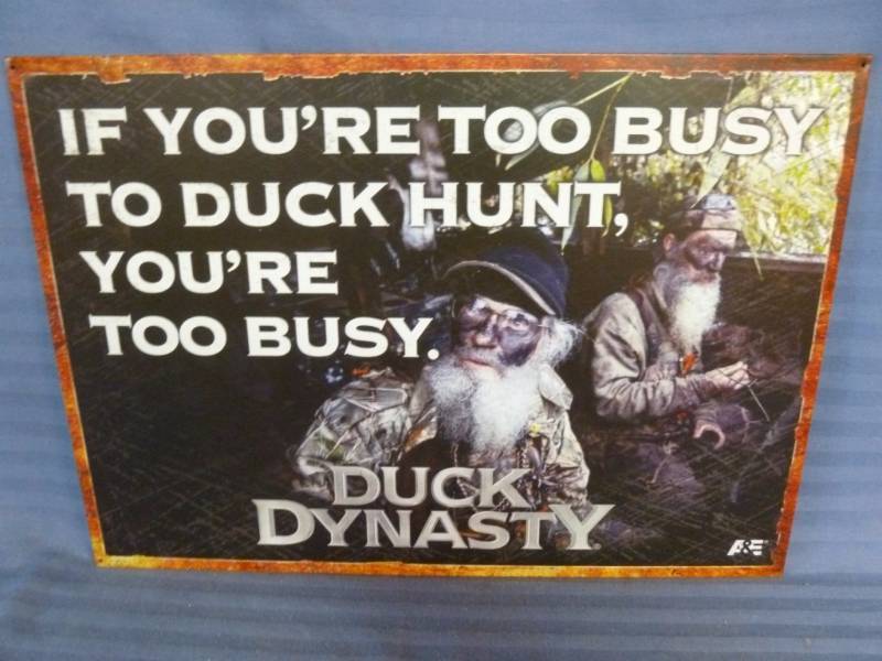Collectible Duck Dynasty Sign