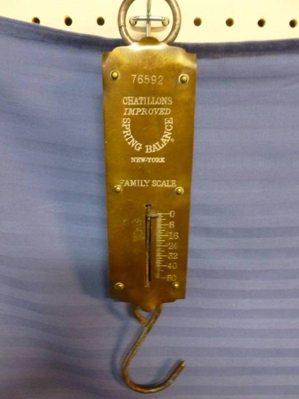 Vintage Brass Scale