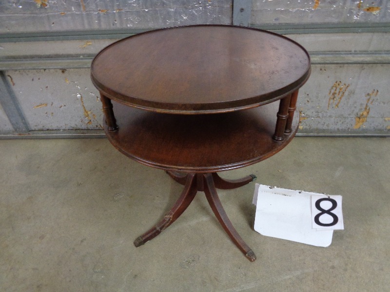 Old Wood Side Table