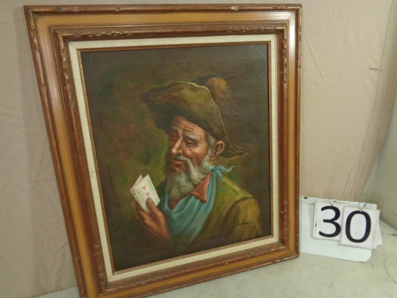 Framed Canvas Painting