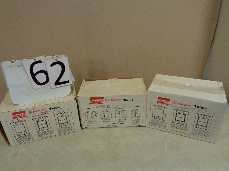 3 Boxes of New Shims