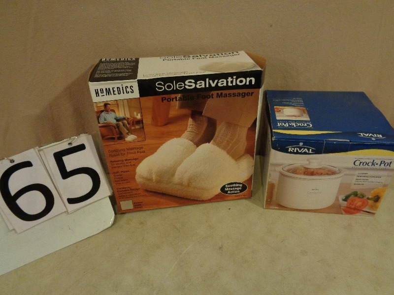 New Foot Massager and Mini Crockpot