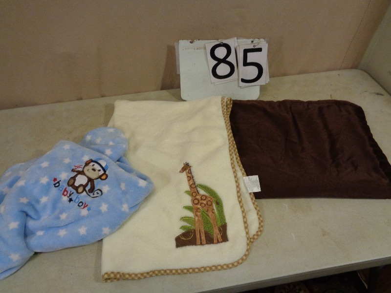 3 Baby Blankets