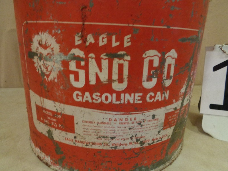 Old Metal Gas Can