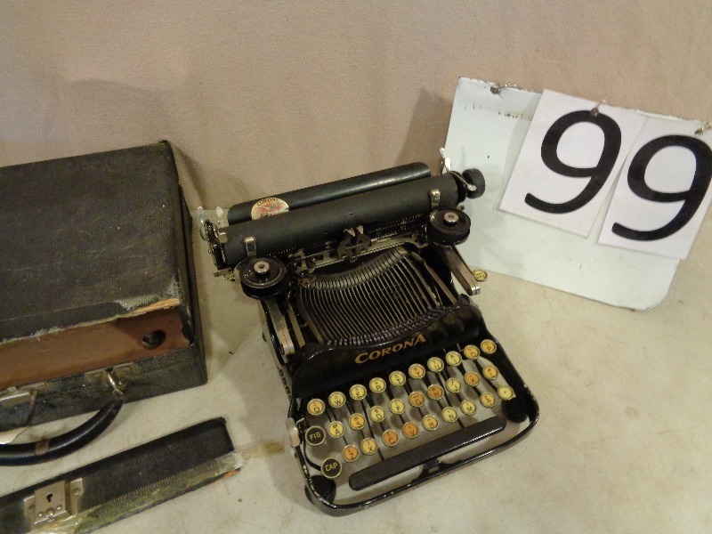 Very Old Corona #3 Typewriter