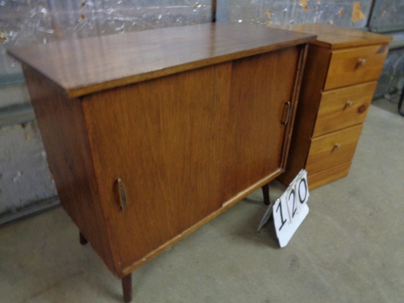 3 Drawer Table and Cabinet