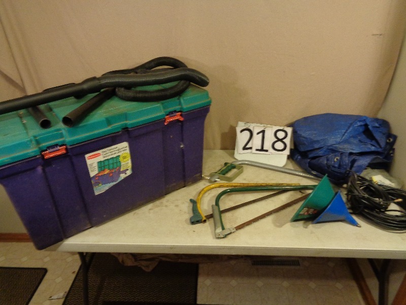Large Tote with Shop Supplies