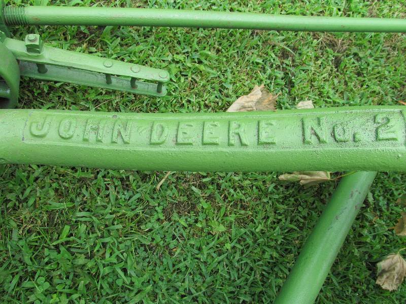 lot 15 image: John Deere 5 ft. Horse Mower...Rare No.2